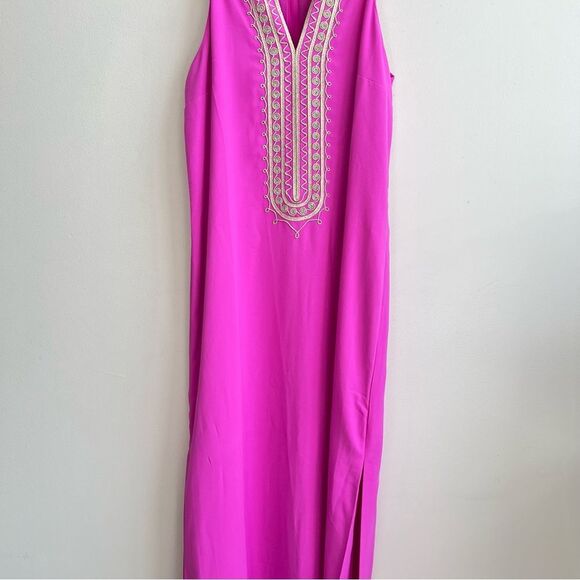 Lilly Pulitzer Sandrah Embroidered Maxi Womens size 10 - Picture 4 of 11